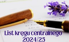 LIST KRĘGU CENTRALNEGO NA ROK FORMACYJNY 2024/2025